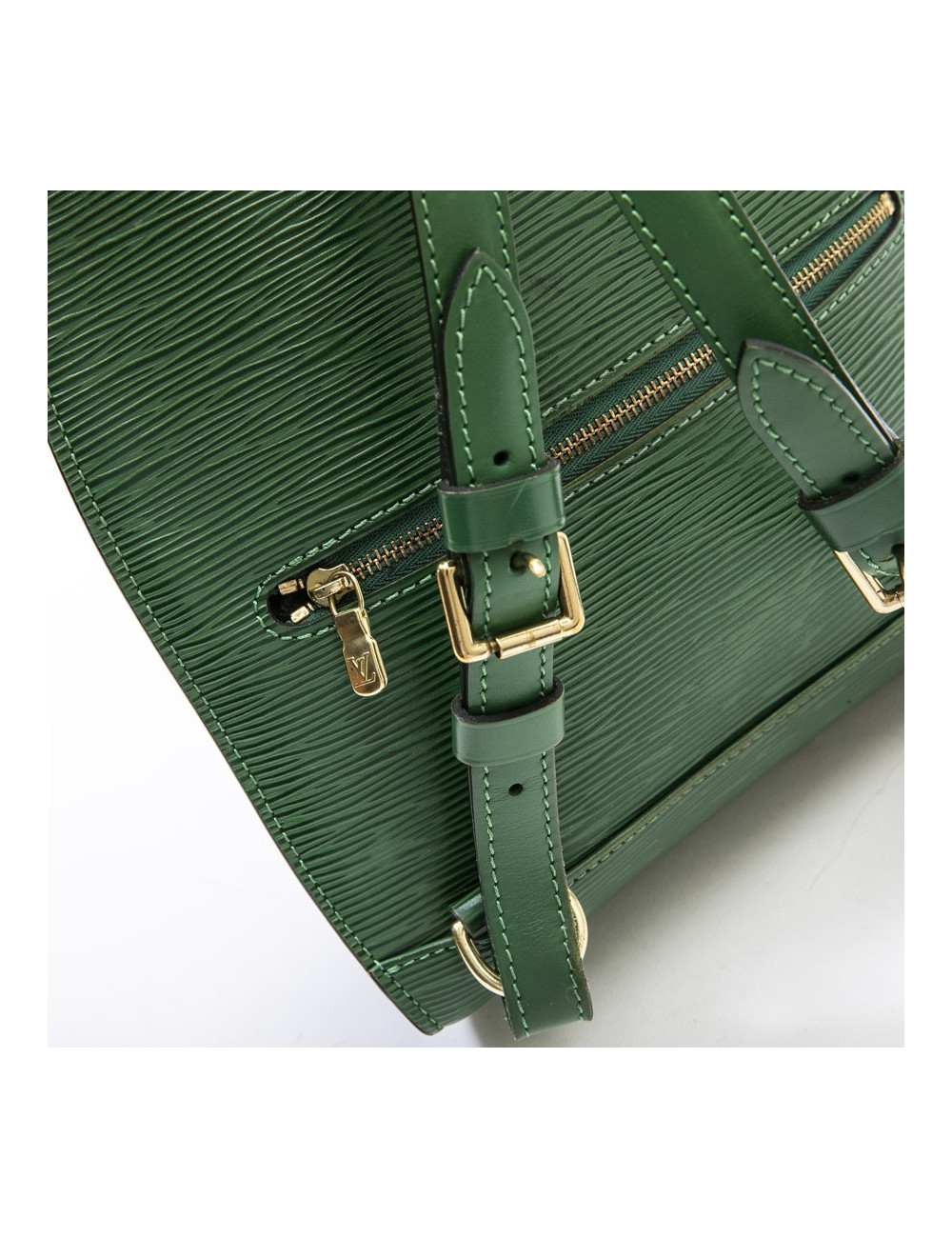 LOUIS VUITTON backpack in green epi leather