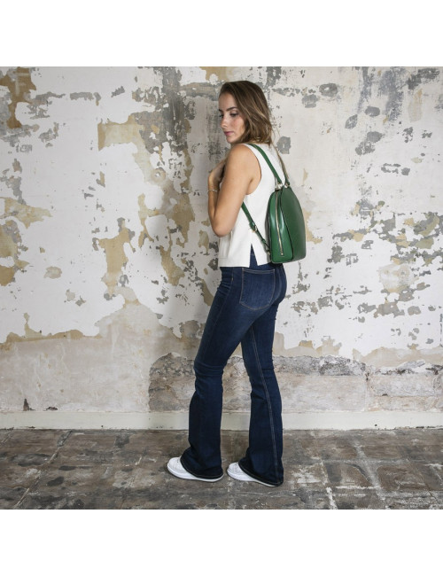 LOUIS VUITTON backpack in green epi leather