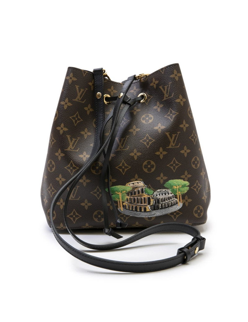 LOUIS VUITTON Colisée brown monogram canvas bag