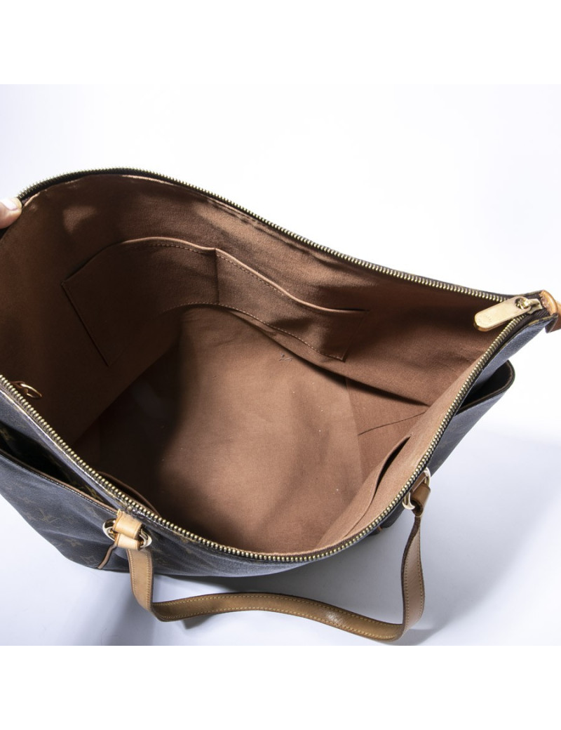 LOUIS VUITTON tote bag in brown monogram coated canvas