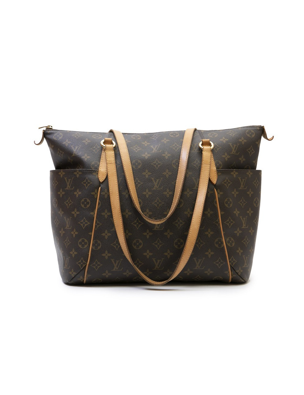 LOUIS VUITTON tote bag in brown monogram coated canvas