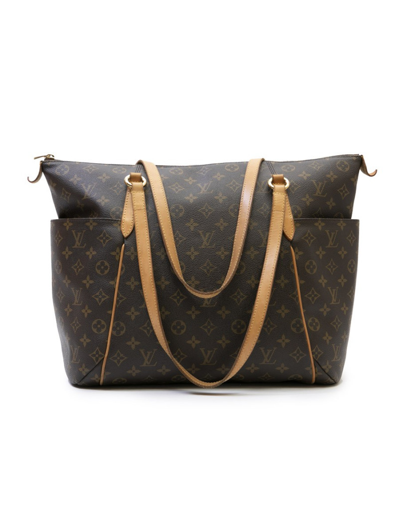 Sac cabas LOUIS VUITTON toile Monogram marron