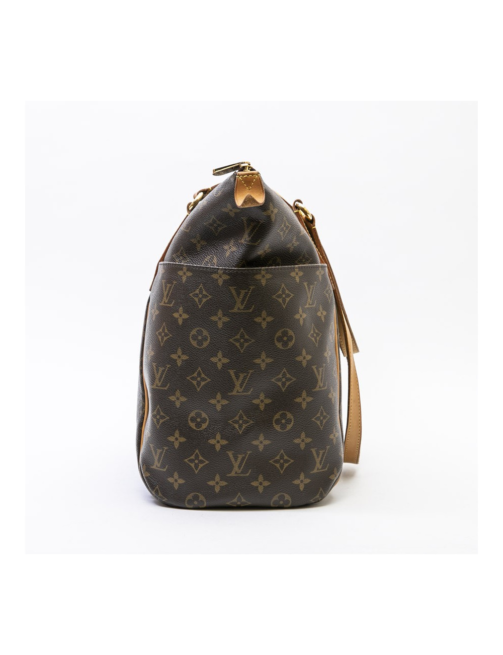 LOUIS VUITTON tote bag in brown monogram coated canvas