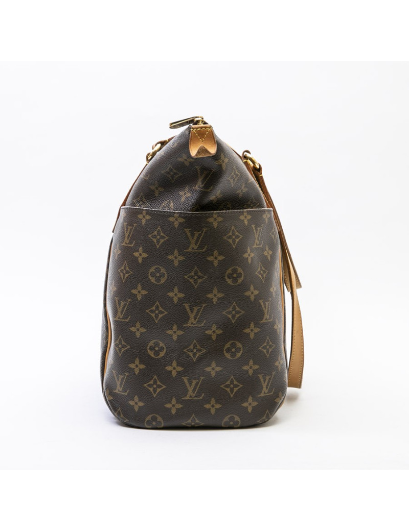 Sac cabas LOUIS VUITTON toile Monogram marron