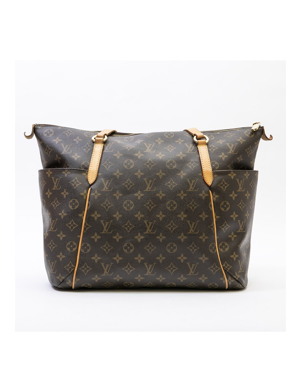 LOUIS VUITTON tote bag in brown monogram coated canvas