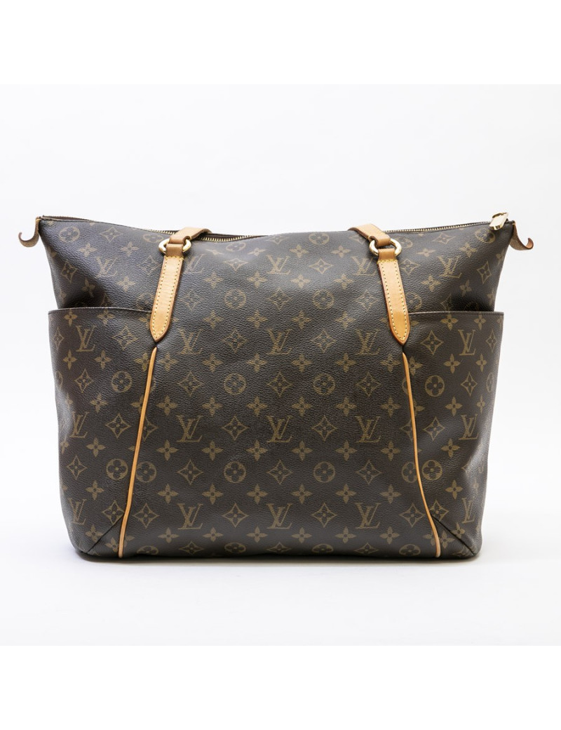 Sac cabas LOUIS VUITTON toile Monogram marron