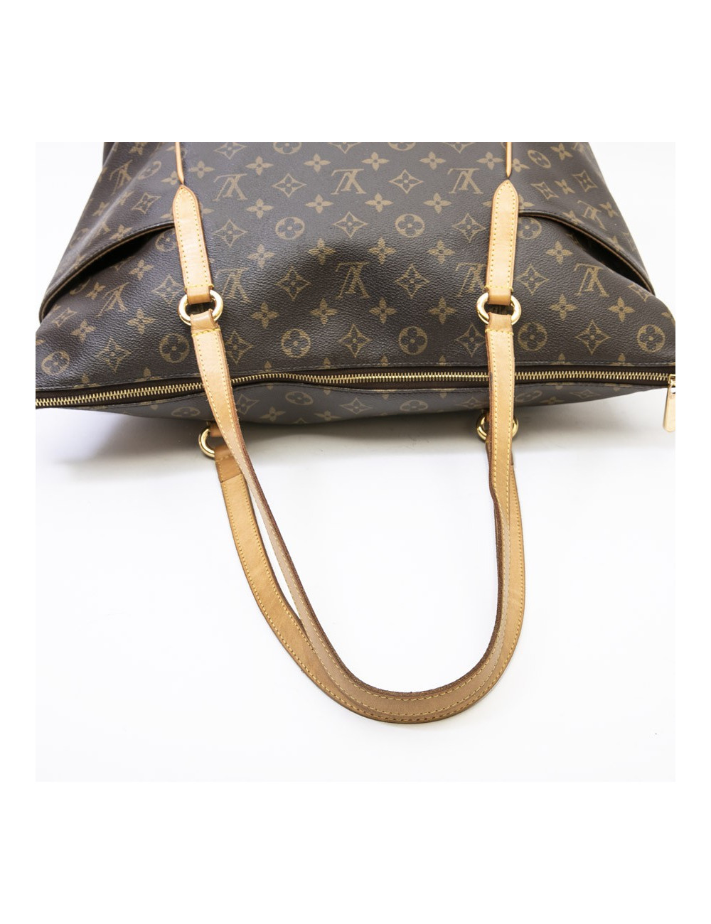 LOUIS VUITTON tote bag in brown monogram coated canvas