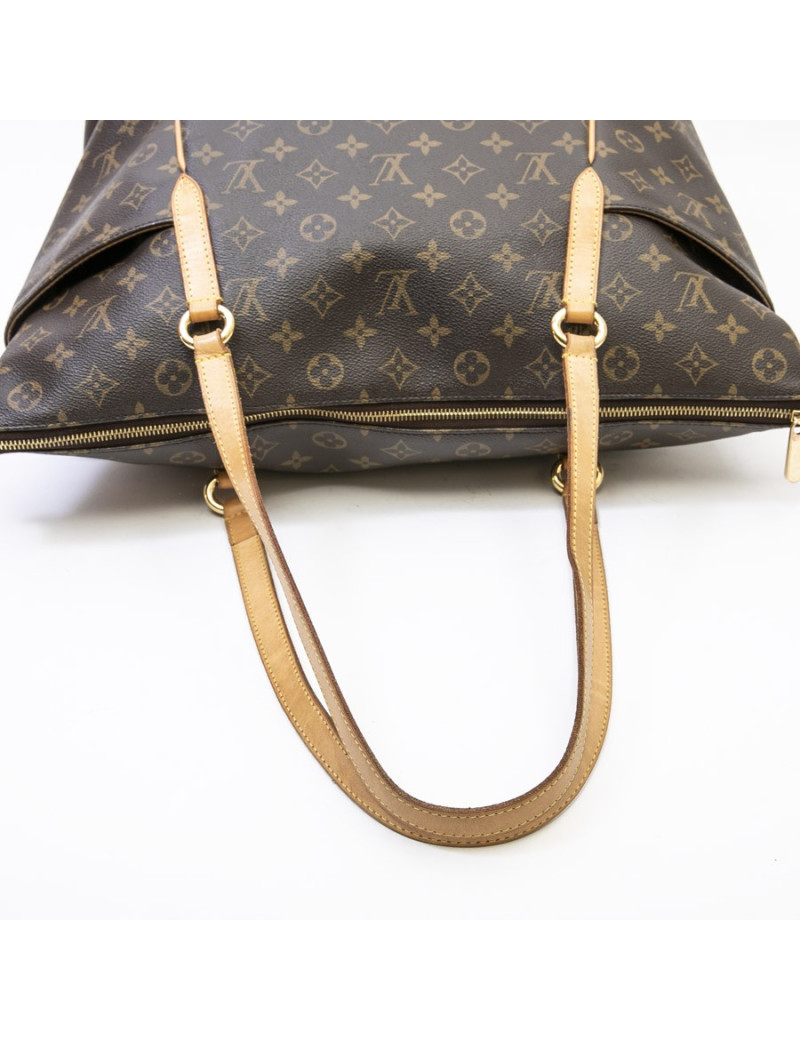 Sac cabas LOUIS VUITTON toile Monogram marron