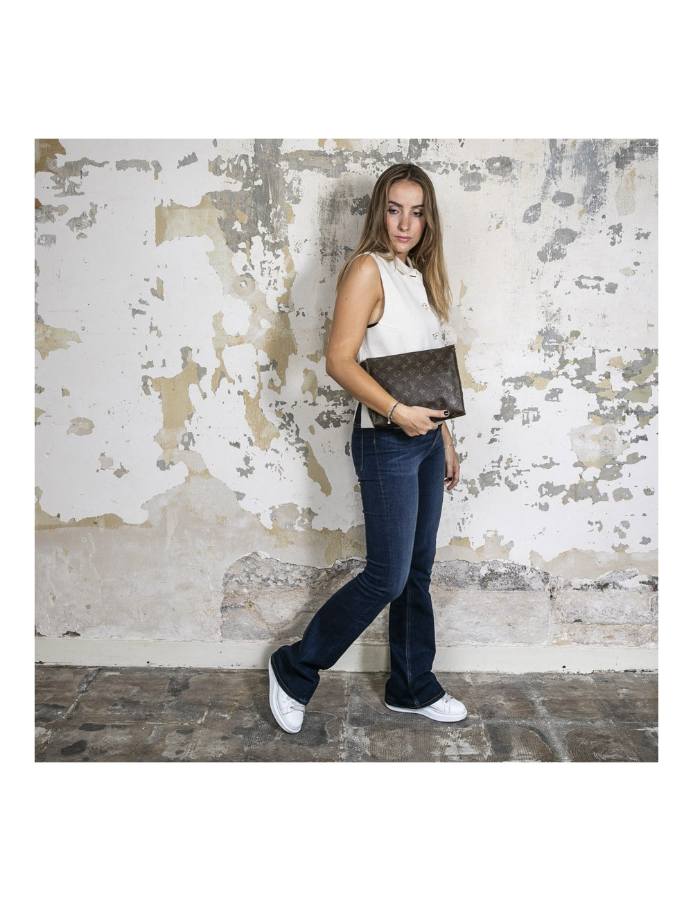 Pochette LOUIS VUITTON toile monogram