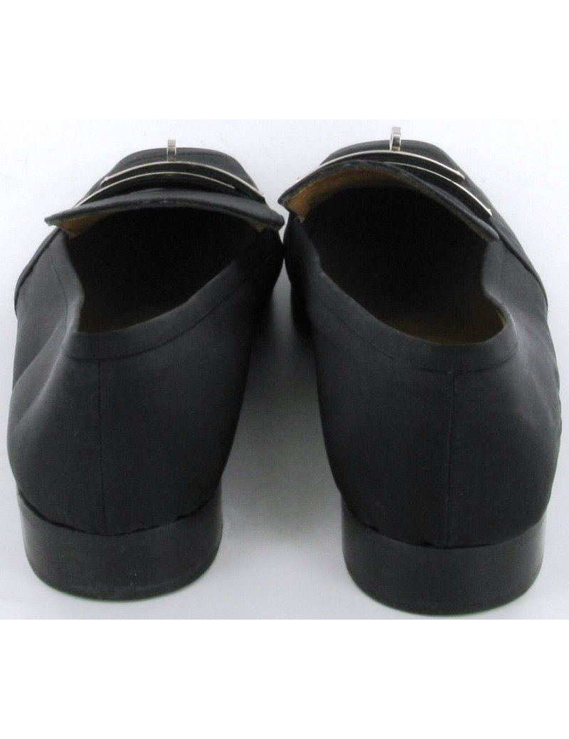 Mocassins HERMES Kelly noir T 38