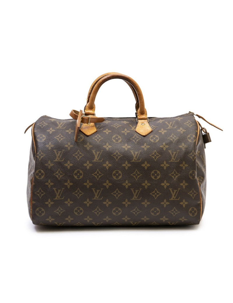 Sac speedy 30 LOUIS VUITTON toile monogram Vintage