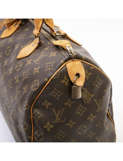 Sac speedy 30 LOUIS VUITTON toile monogram Vintage
