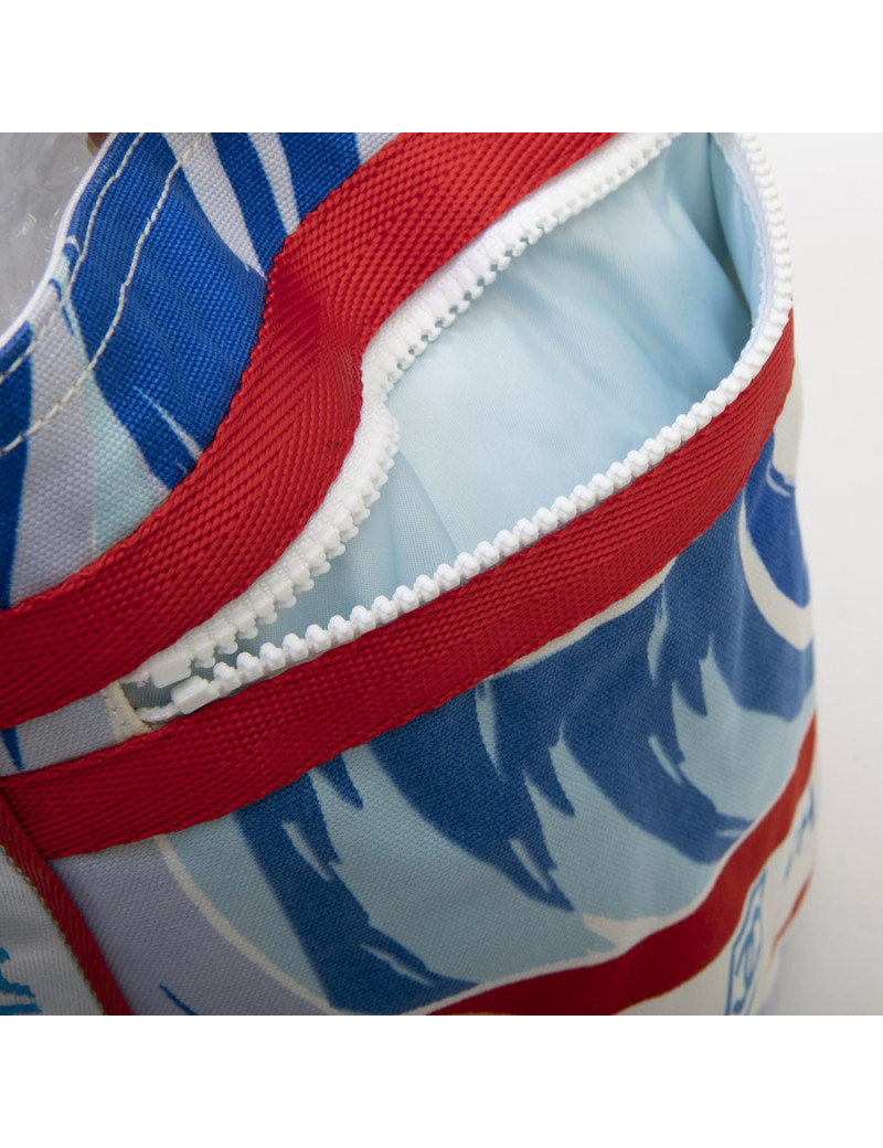 Sac de plage CHANEL en toile imprimé