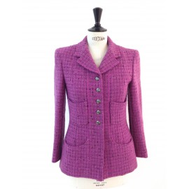 T34 pink tweed jacket CHANEL