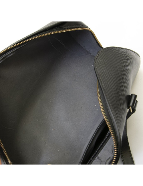 LOUIS VUITTON butterfly bag in black epi leather