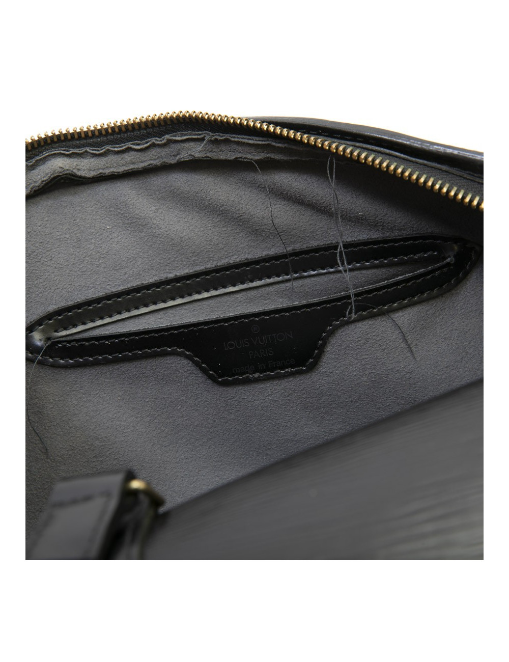 LOUIS VUITTON butterfly bag in black epi leather