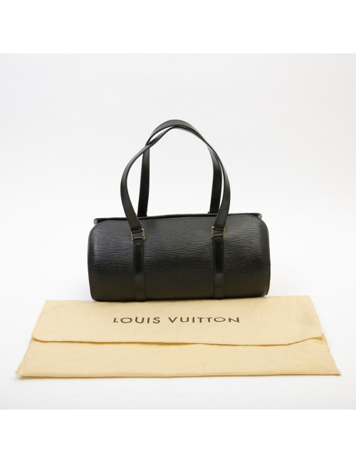 LOUIS VUITTON butterfly bag in black epi leather