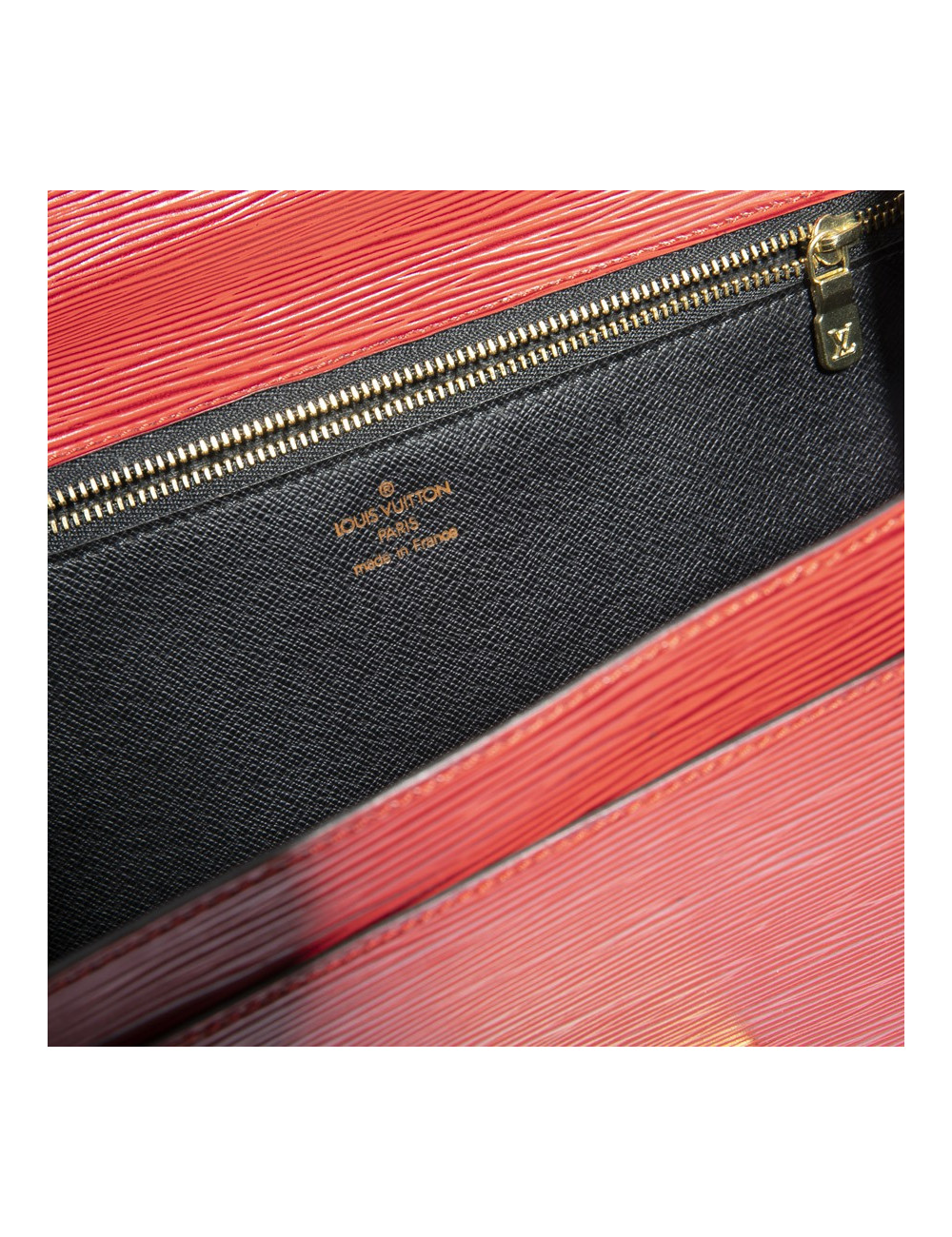 LOUIS VUITTON Monceau BB red epi leather bag