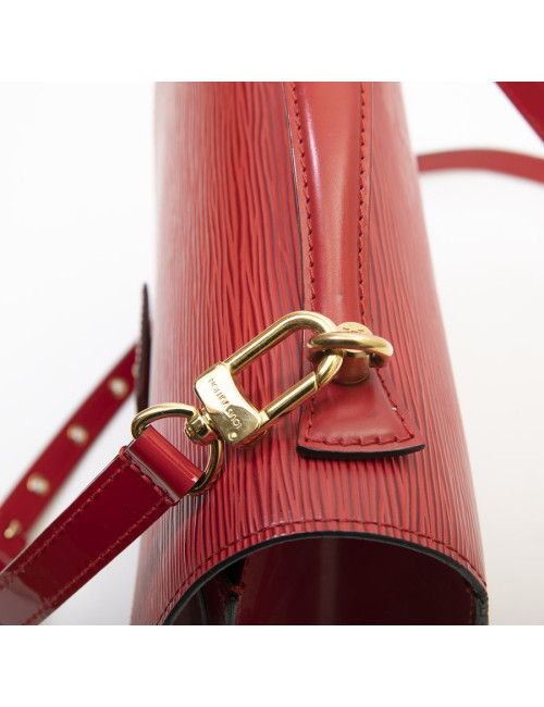 LOUIS VUITTON Monceau BB red epi leather bag