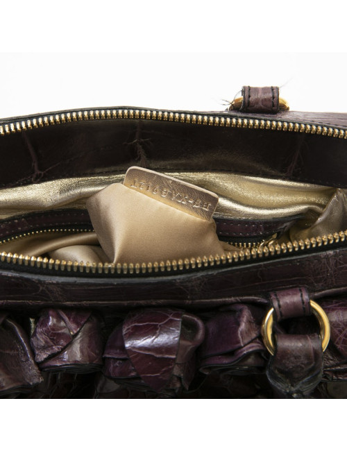 Sac VALENTINO GARAVANI en alligator violet