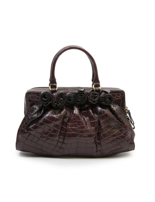 Sac VALENTINO GARAVANI en alligator violet