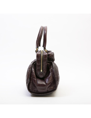 Sac VALENTINO GARAVANI en alligator violet 2
