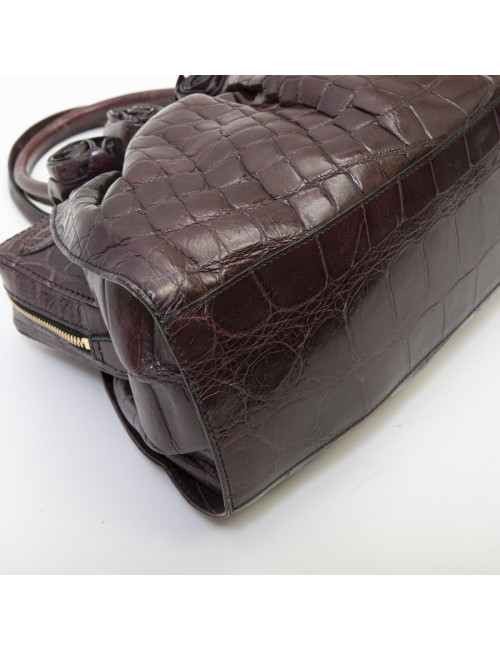 Sac VALENTINO GARAVANI en alligator violet