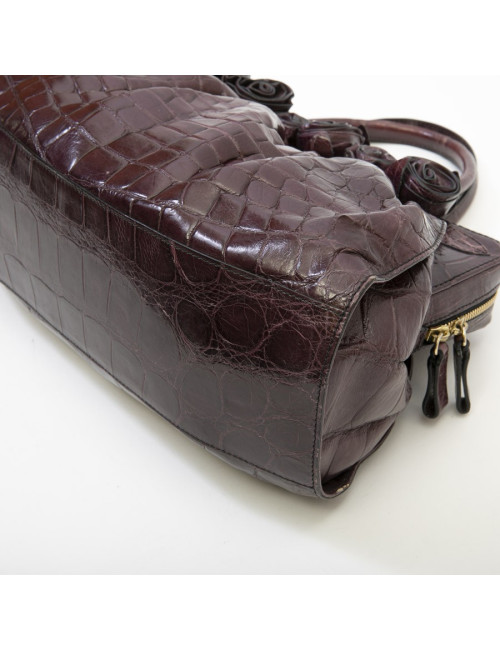 Sac VALENTINO GARAVANI en alligator violet