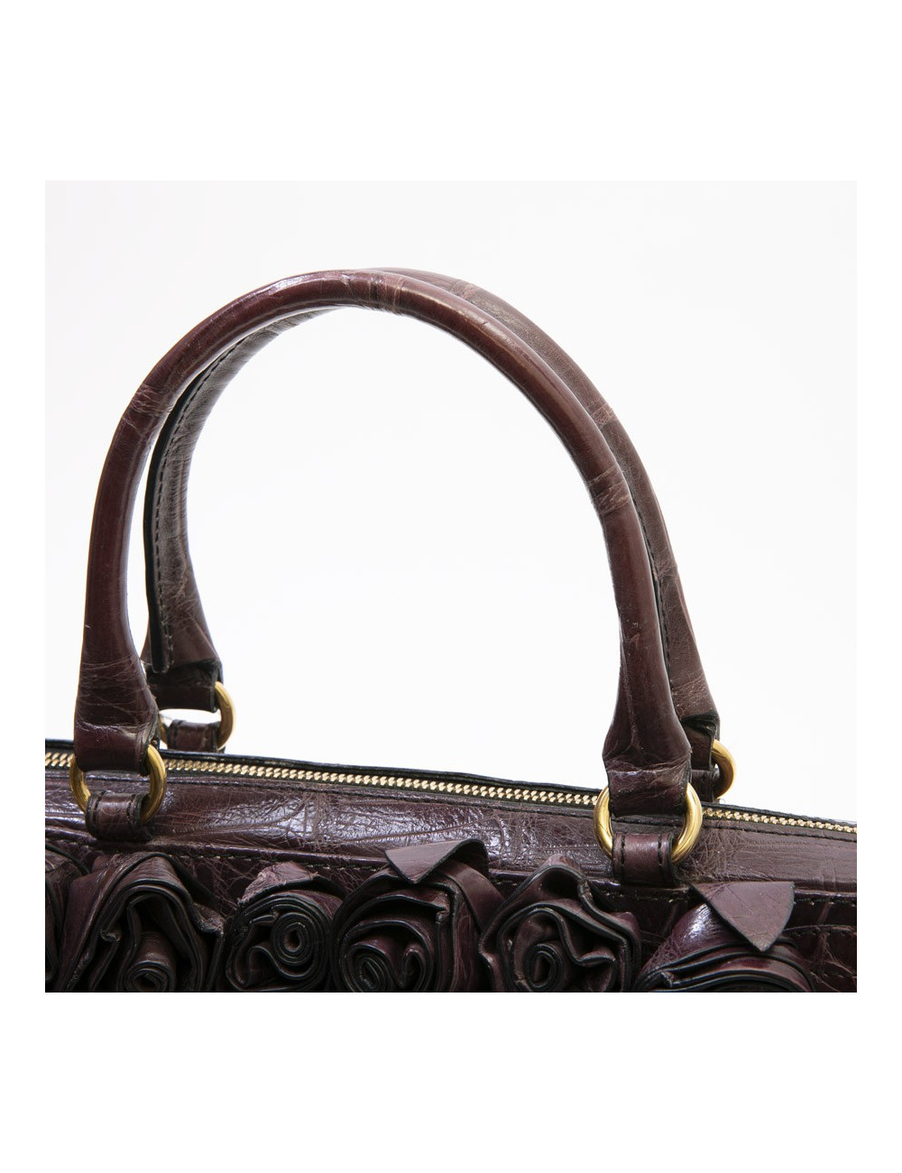 Sac VALENTINO GARAVANI en alligator violet