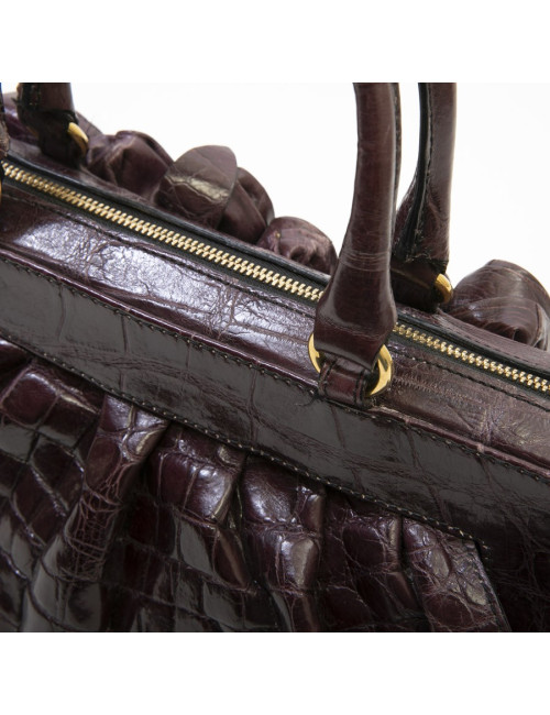 Sac VALENTINO GARAVANI en alligator violet
