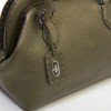 FENDI bag in grained green khaki leather