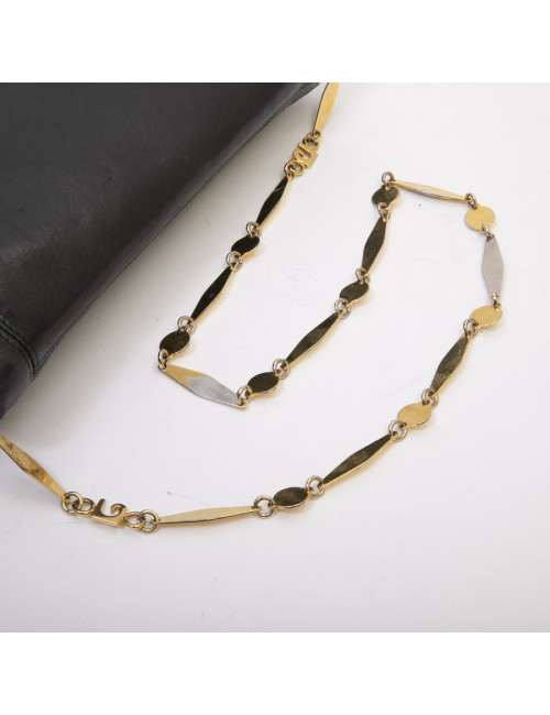 Pochette PIERRE CARDIN cuir d'agneau noir Vintage