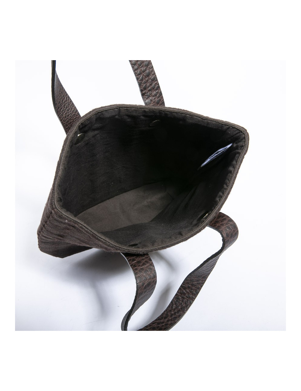 Sac HERMES toile marron vintage