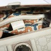 GUCCI bag in beige monogram leather and velvet