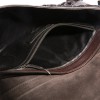 YSL SAINT LAURENT vintage bag in brown leather, velvelt calfskin and beads