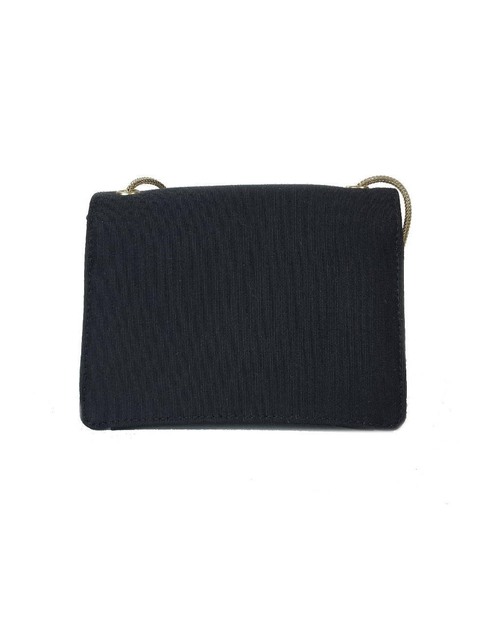 Mini Sac 255 CHANEL en satin noir