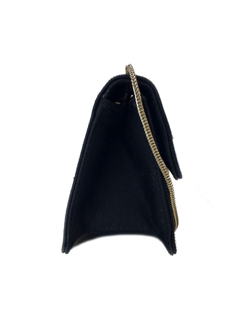 CHANEL 2.55 mini bag in black fabric