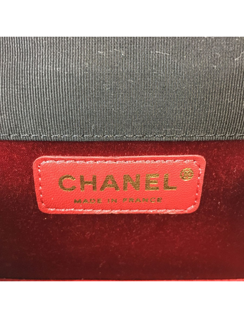 CHANEL 2.55 mini bag in black fabric