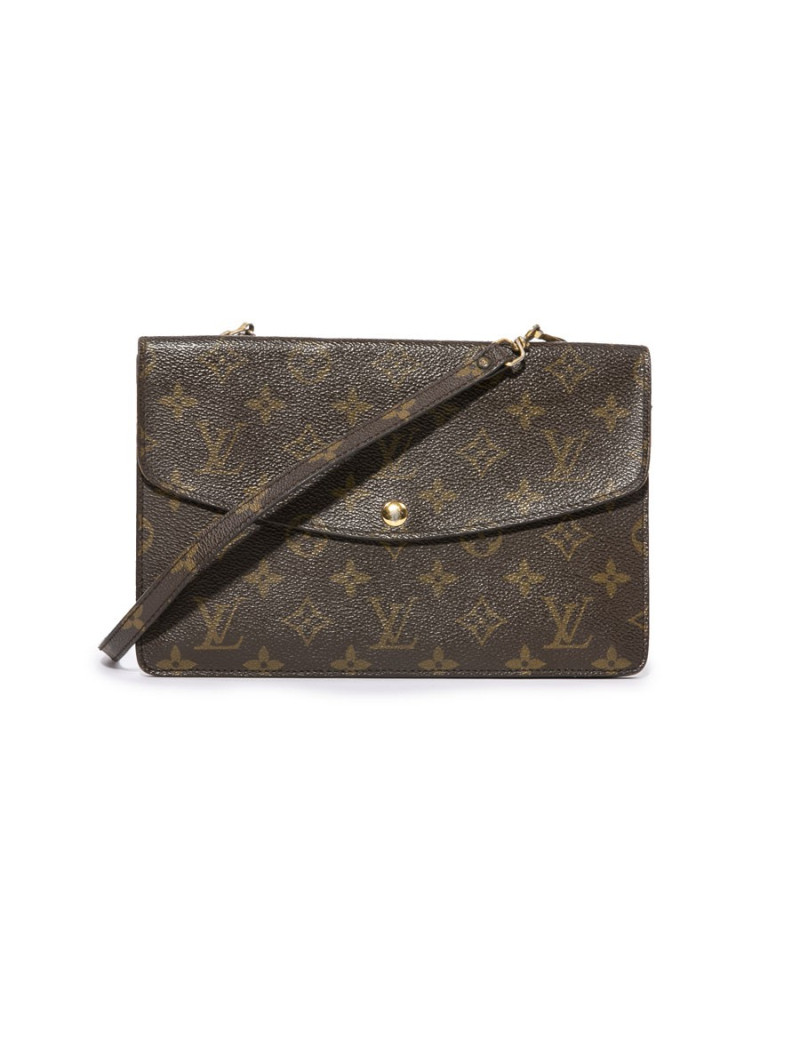 Sac double pochette LOUIS VUITTON toile Monogram Vintage