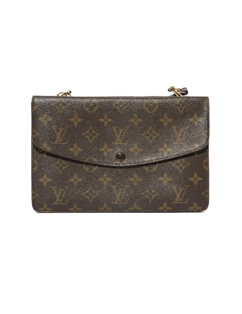 Sac double pochette LOUIS VUITTON toile Monogram Vintage