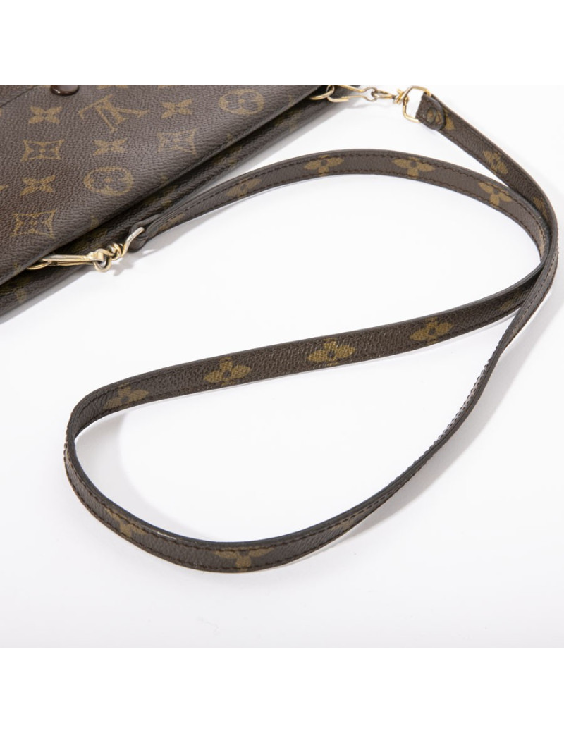 Sac double pochette LOUIS VUITTON toile Monogram Vintage