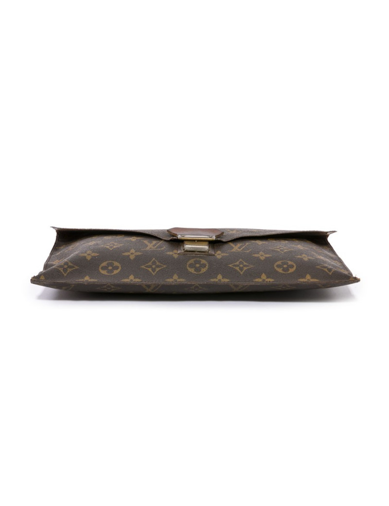 LOUIS VUITTON vintage clutch in brown monogram canvas