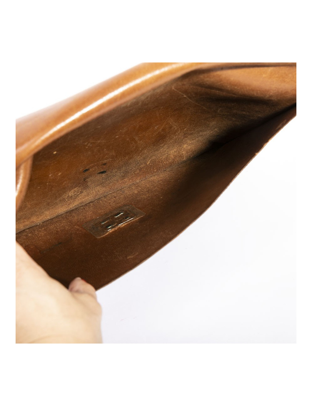 LOUIS VUITTON vintage clutch in brown monogram canvas