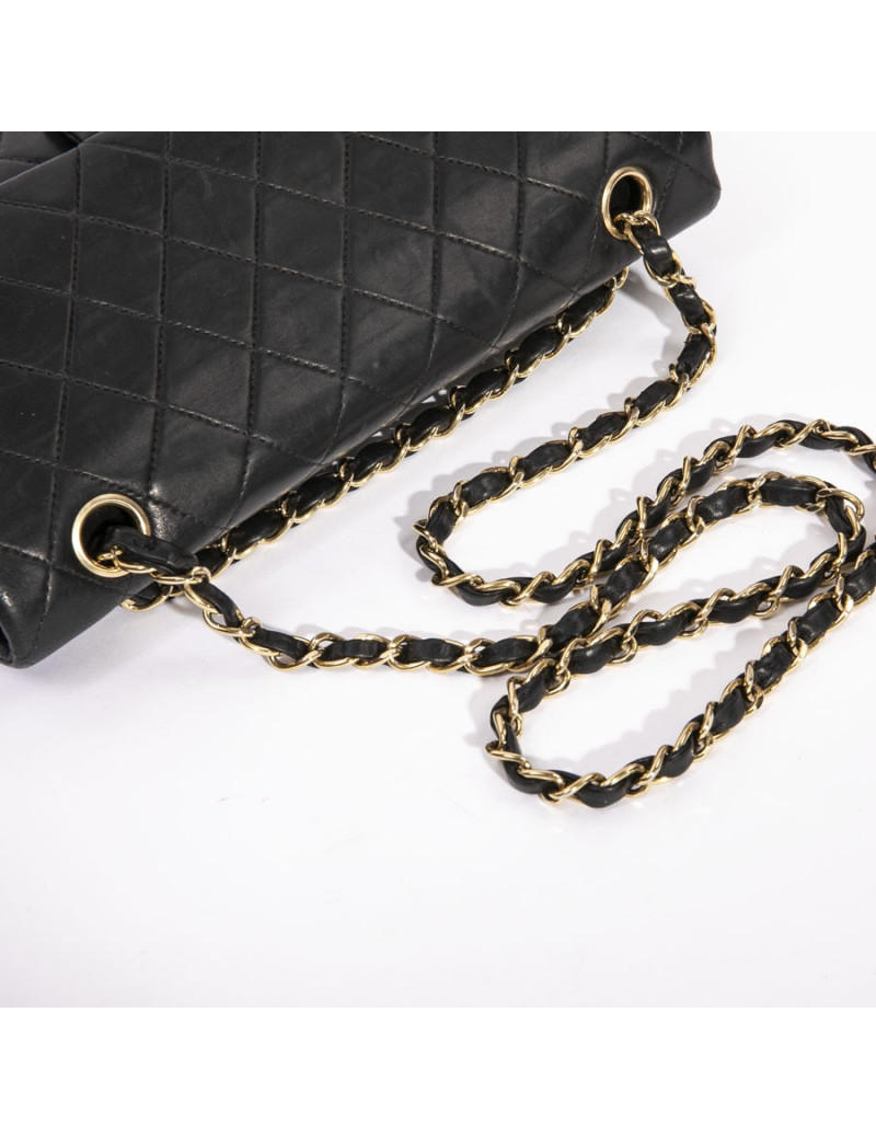 CHANEL Timeless bag in black quilted leather