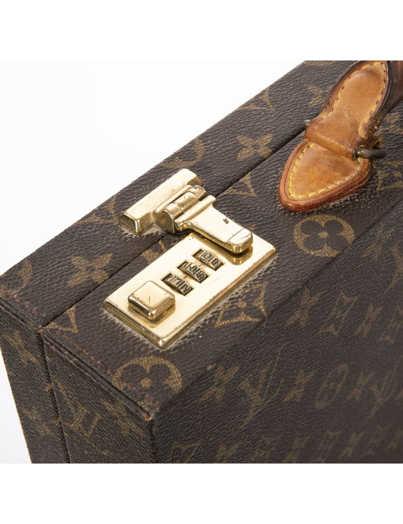 Attaché case LOUIS VUITTON toile mongram Vintage