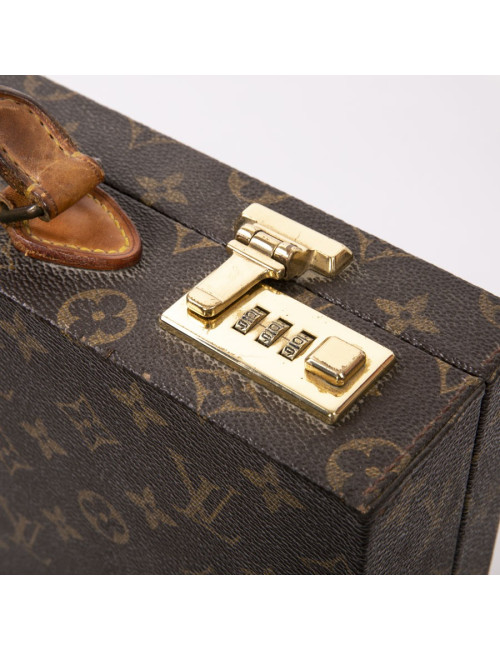 Attaché case LOUIS VUITTON toile mongram Vintage