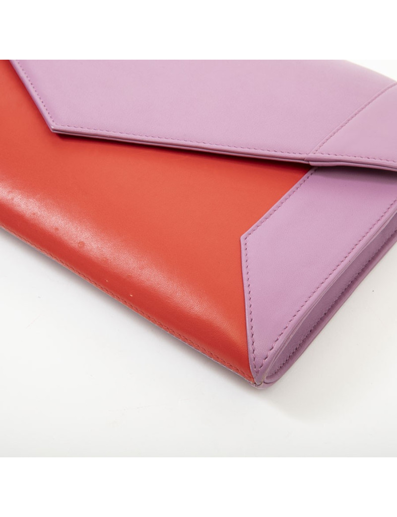 Pochette YLIANA YEPEZ cuir bicolore