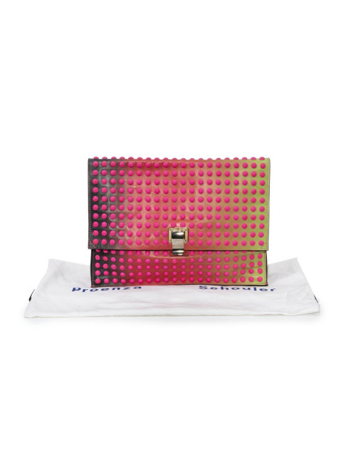 Pochette PROENZA SCHOULER en PVC dégradé de couleurs