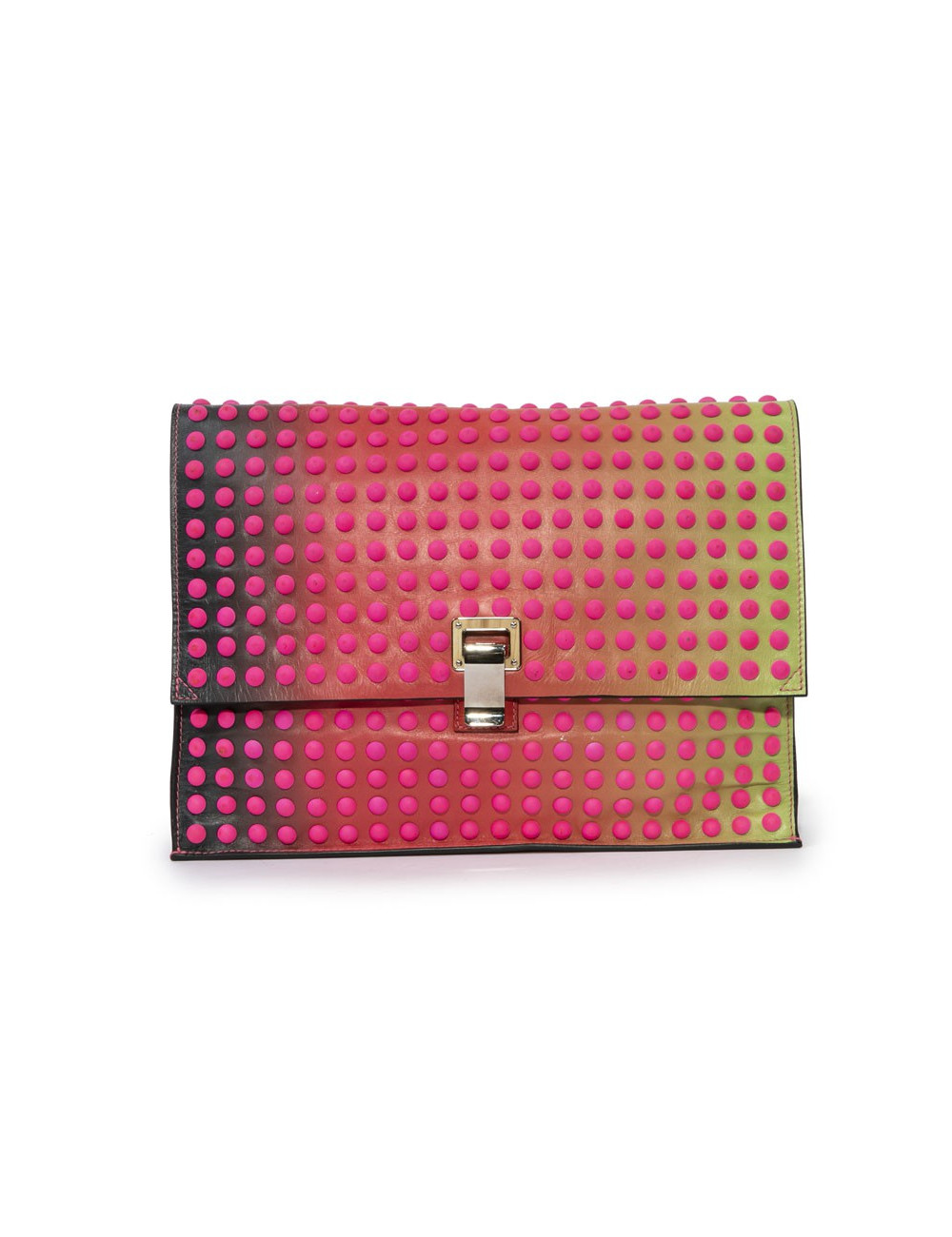 Pochette PROENZA SCHOULER en PVC dégradé de couleurs