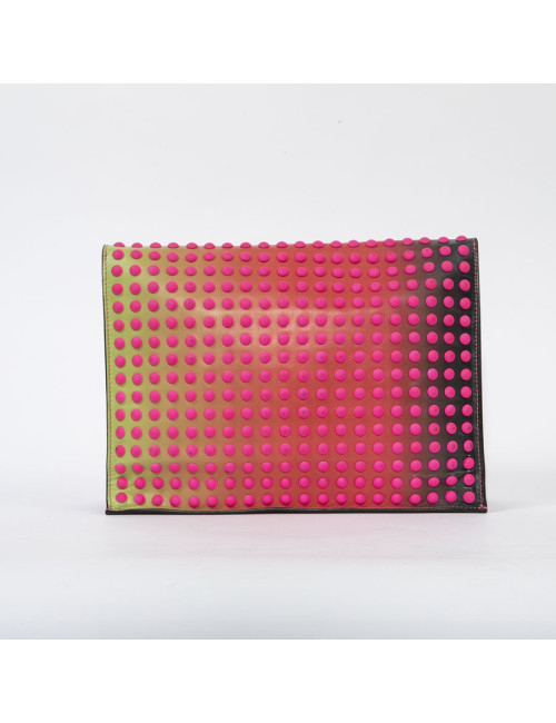 Pochette PROENZA SCHOULER en PVC dégradé de couleurs